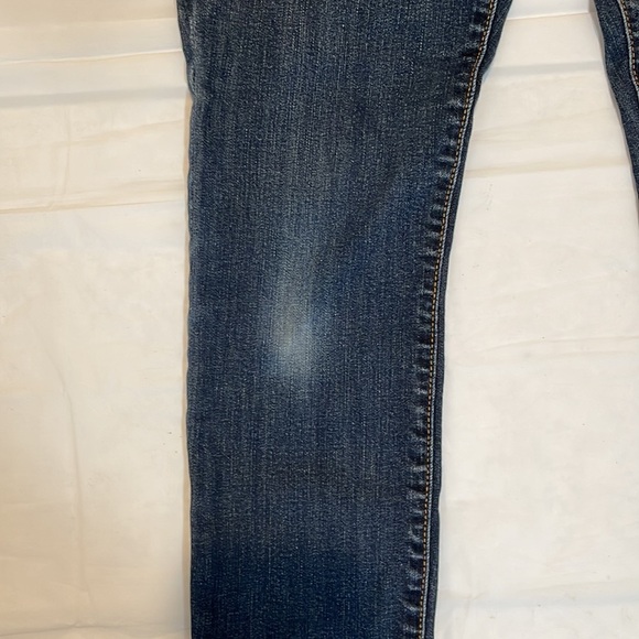Gap 1969 true skinny ankle dark blue jeans size 27R - Picture 2 of 8